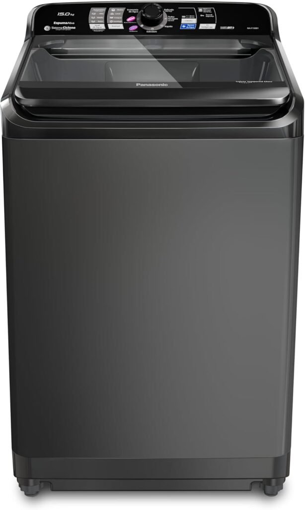 Melhor Máquina de Lavar e Secar Panasonic Máquina de Lavar 15kg Titânio
